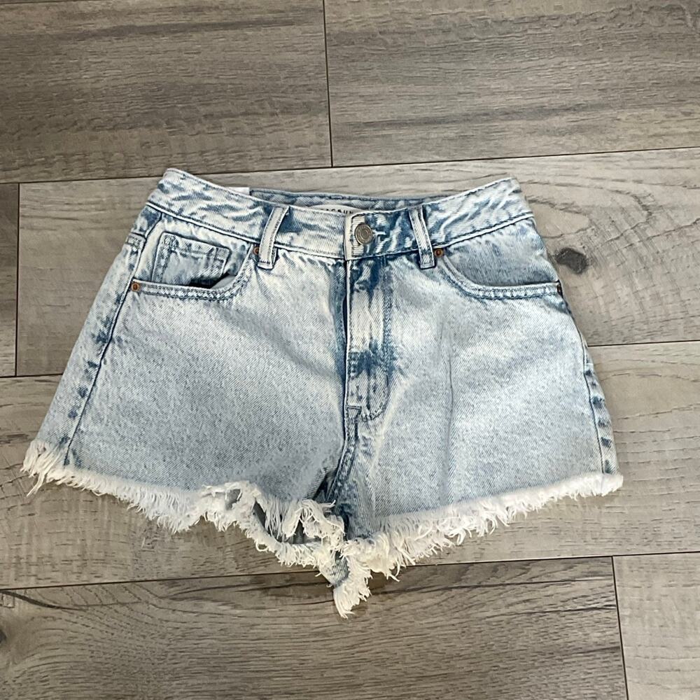 PAC SUN Jean‎ shorts with fray high rise festival size 23
